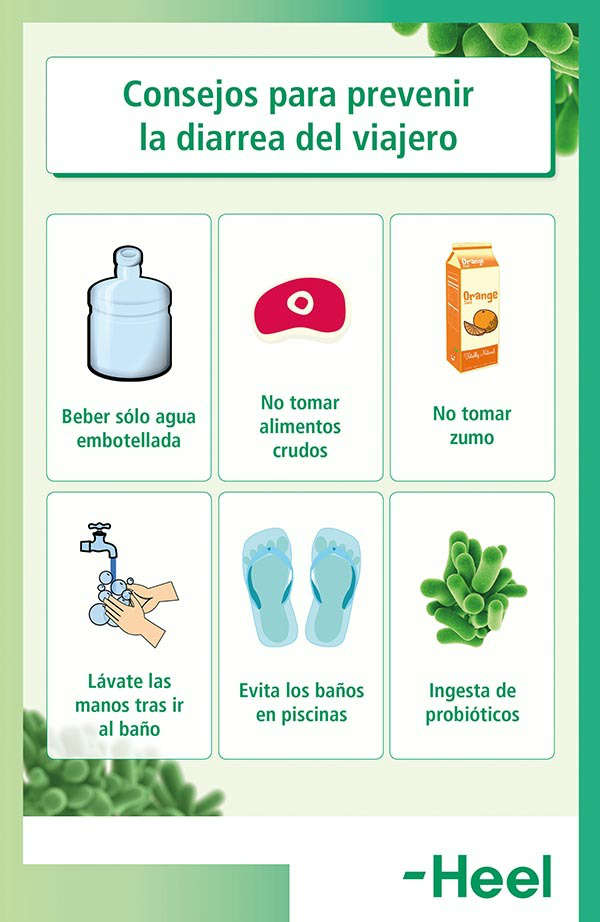 Diarrea del viajero: síntomas, causas y tratamiento: diarrea del viajero consejos heelprobiotics heelespana - HeelEspaña